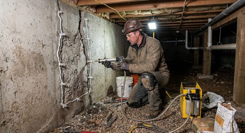 Basement Foundation Repair in Gloucester, VA