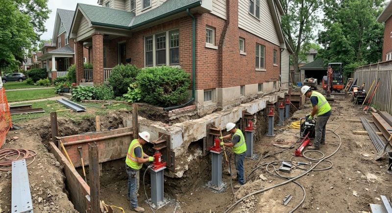 Basement Underpinning in Newport News, VA