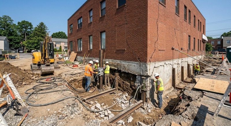 Building Foundation Repair in Yorktown, VA