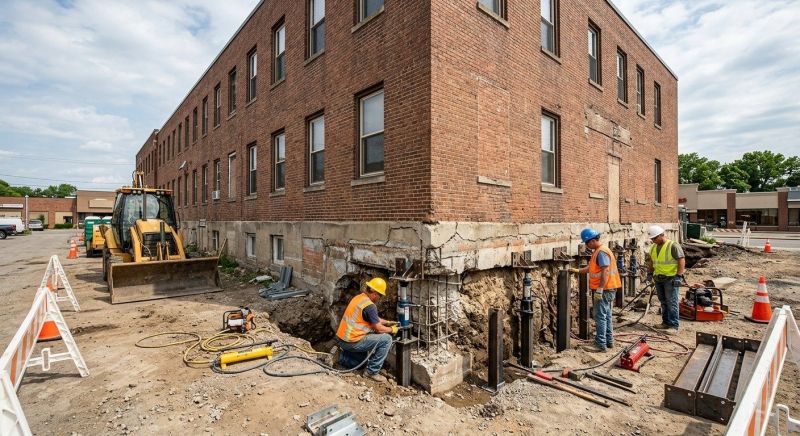 Commercial Foundation Repair in Newport News, VA