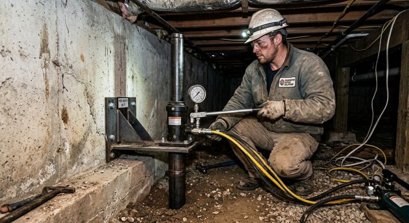 Concrete Foundation Leveling in Newport News, VA