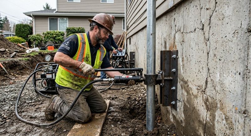 Concrete Foundation Leveling in York County, VA