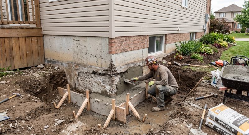 Concrete Foundation Repair in Ivor, VA