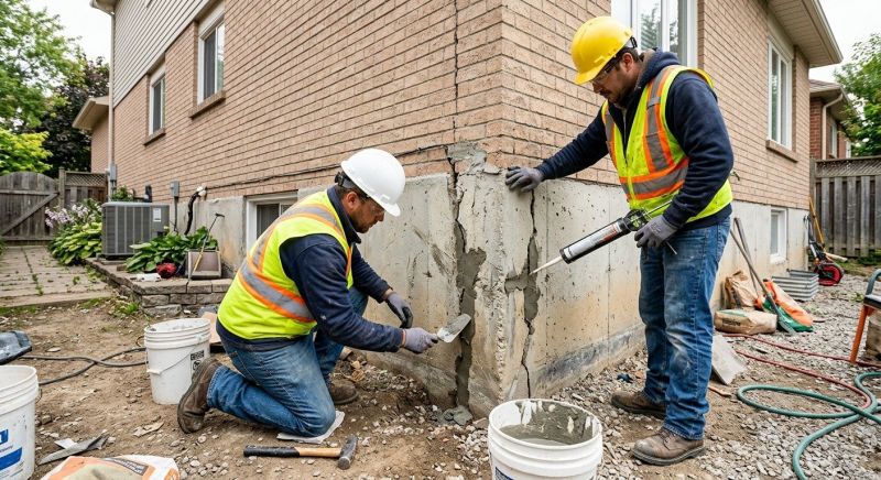 Concrete Foundation Repair in James City County, VA