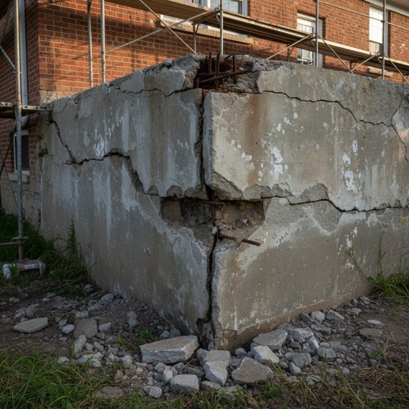 Cracked Foundation Repair in Ivor, VA