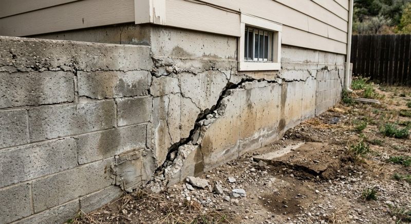 Cracked Foundation Repair in York County, VA