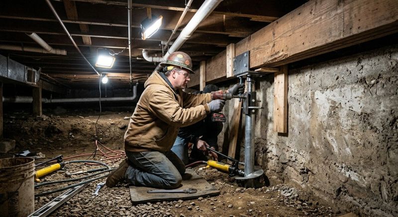 Crawl Space Leveling in Newport News, VA