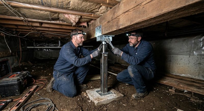 Crawlspace Foundation Repair in Ivor, VA