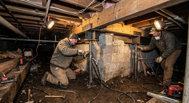 Crawlspace Foundation Repair in Newport News, VA