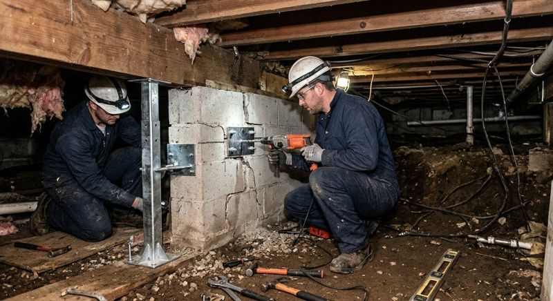 Crawlspace Foundation Repair in Poquoson, VA