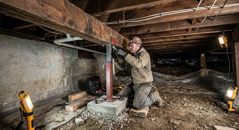 Crawlspace Foundation Repair in Surry, VA