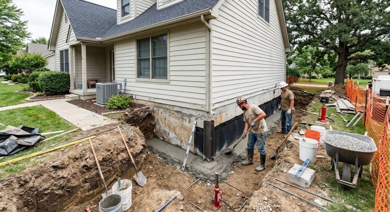 Exterior Foundation Repair in Newport News, VA