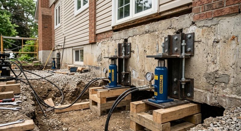 Foundation Jacking in Cardinal, VA