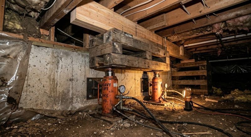 Foundation Jacking in Poquoson, VA