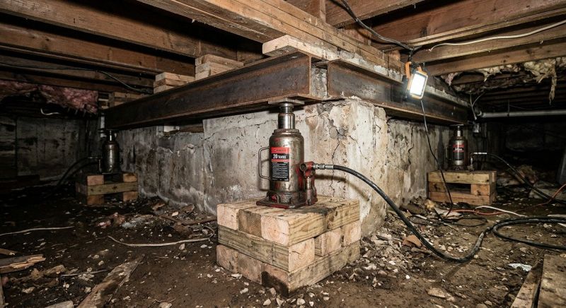 Foundation Jacking in Poquoson, VA