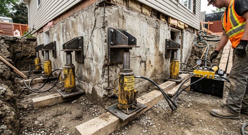 Foundation Jacking in Smithfield, VA