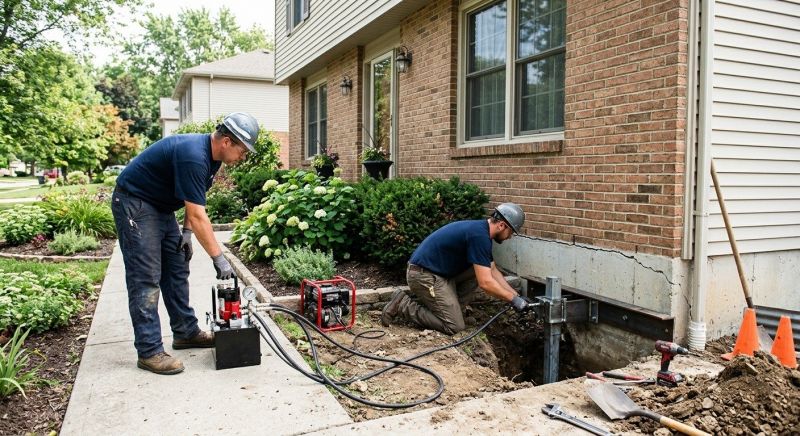 Foundation Jacking in Yorktown, VA