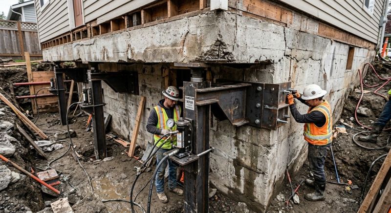 Foundation Lifting in Portsmouth, VA