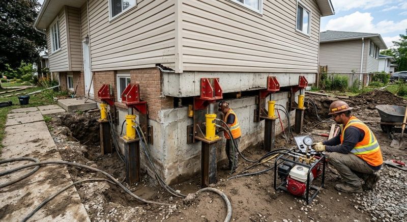 Foundation Lifting in Williamsburg, VA