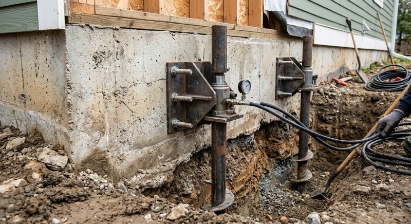 Foundation Pier Leveling in Newport News, VA