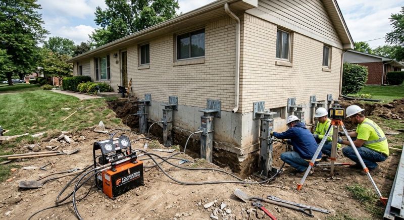 Foundation Pier Leveling in Newport News, VA