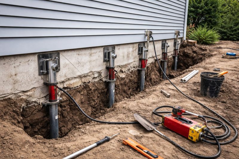 Foundation Pier Repair in Newport News, VA