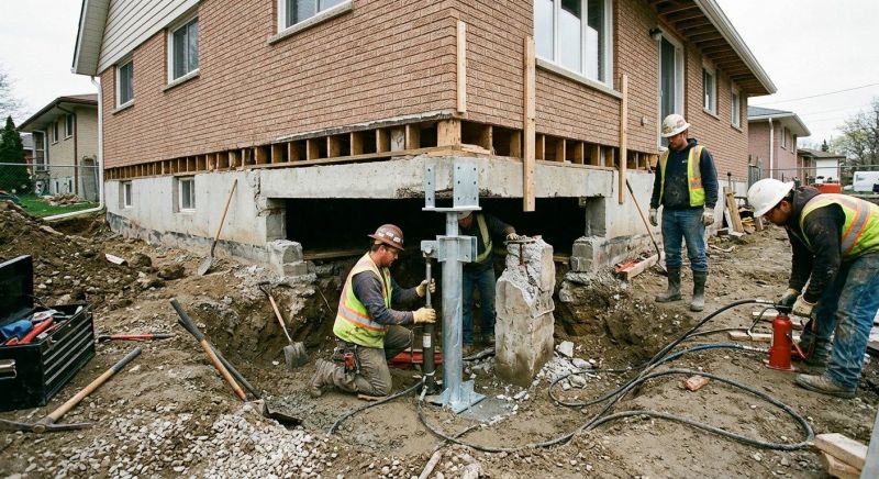 Foundation Pier Repair in Newport News, VA