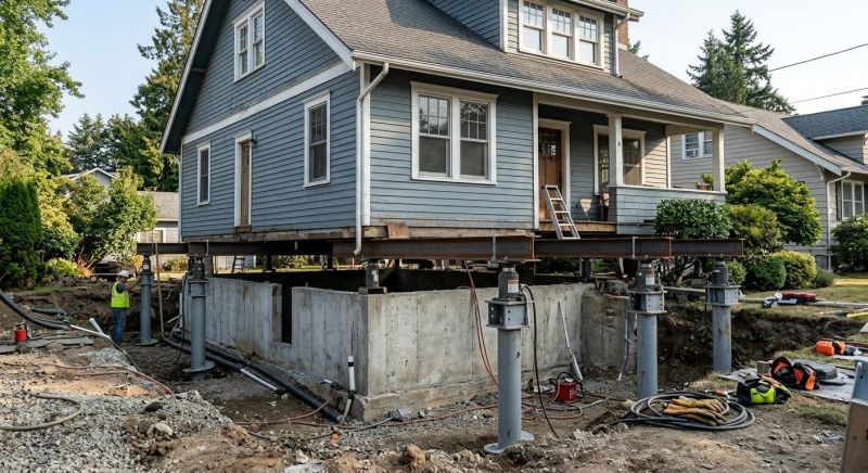 Foundation Raising in Cardinal, VA