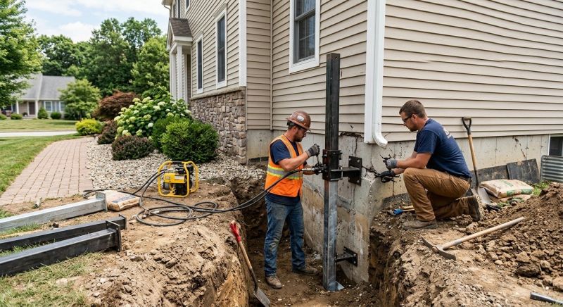 Foundation Stabilizing in Cardinal, VA