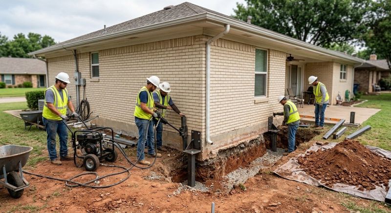 Foundation Stabilizing in Cardinal, VA
