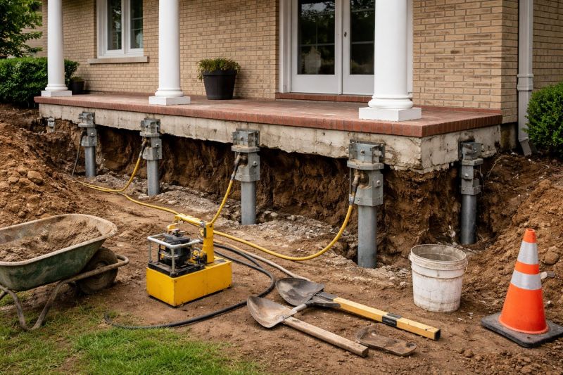 Foundation Stabilizing in Hampton, VA