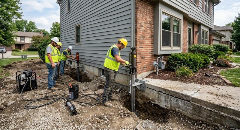 Foundation Stabilizing in Ivor, VA