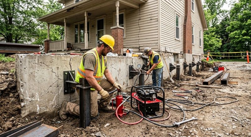 Foundation Stabilizing in Ivor, VA