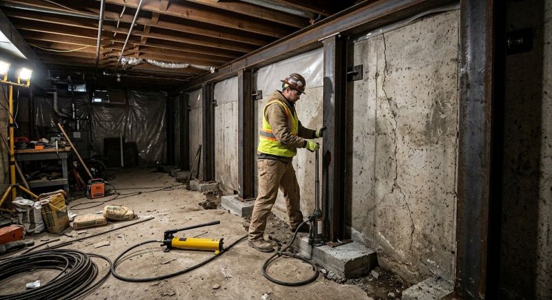 Foundation Stabilizing in Ivor, VA