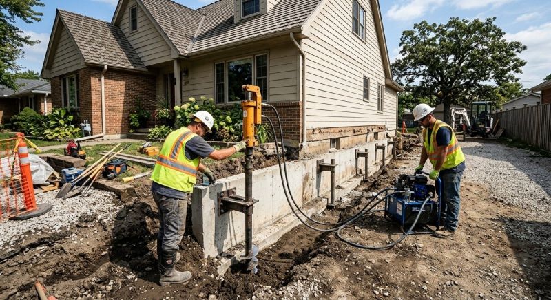 Foundation Stabilizing in Newport News, VA
