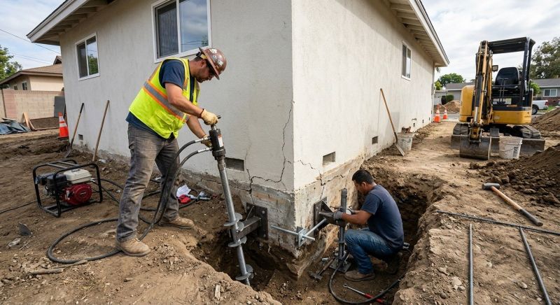 Foundation Stabilizing in Yorktown, VA