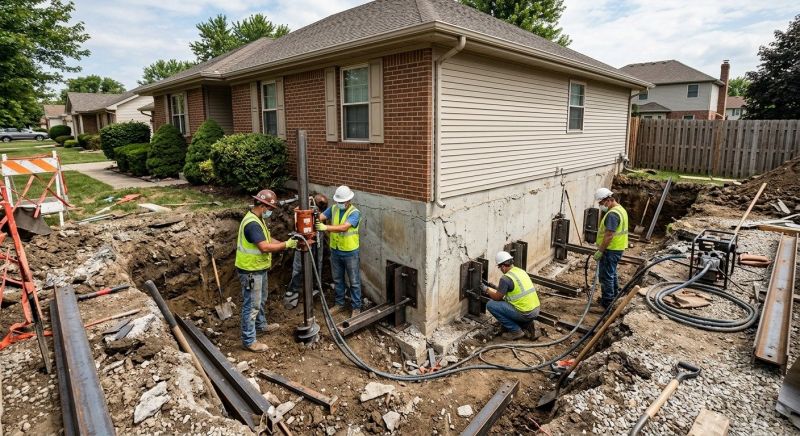 Foundation Structural Repair in Ivor, VA