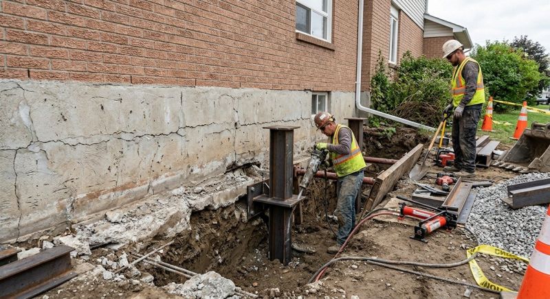 Foundation Structural Repair in Williamsburg, VA