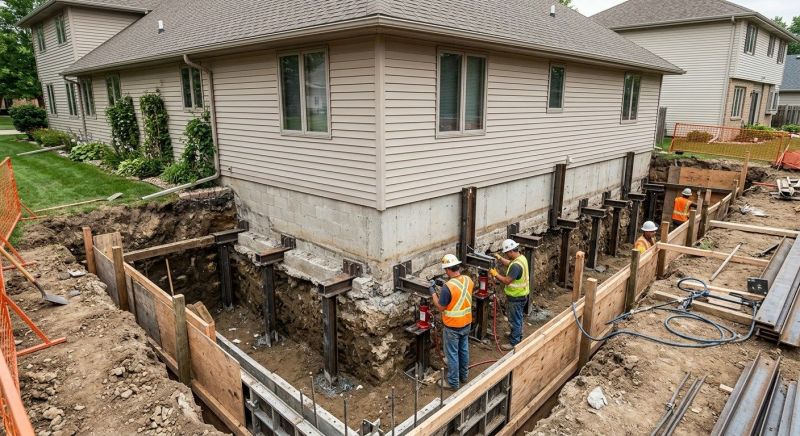 Foundation Underpinning in Newport News, VA