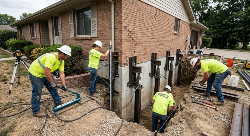 Home Foundation Leveling in Hampton, VA