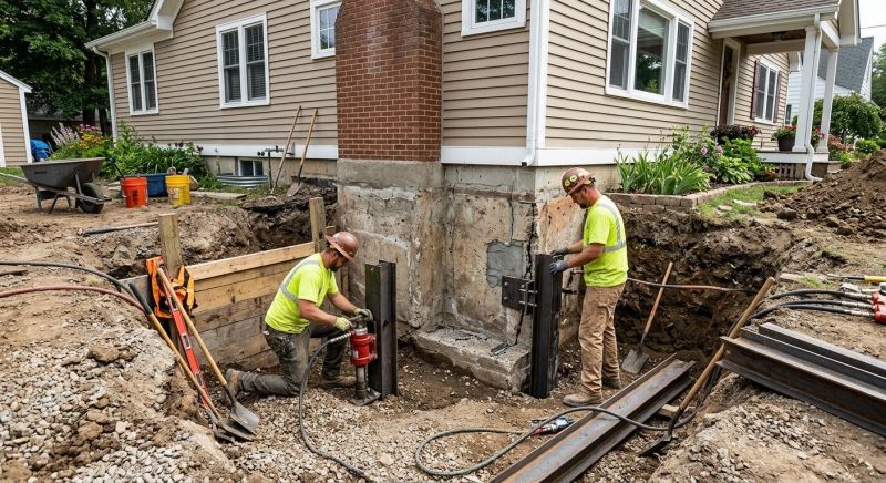 House Foundation Repair in Cardinal, VA