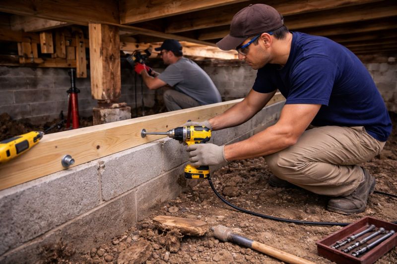 House Foundation Repair in Poquoson, VA