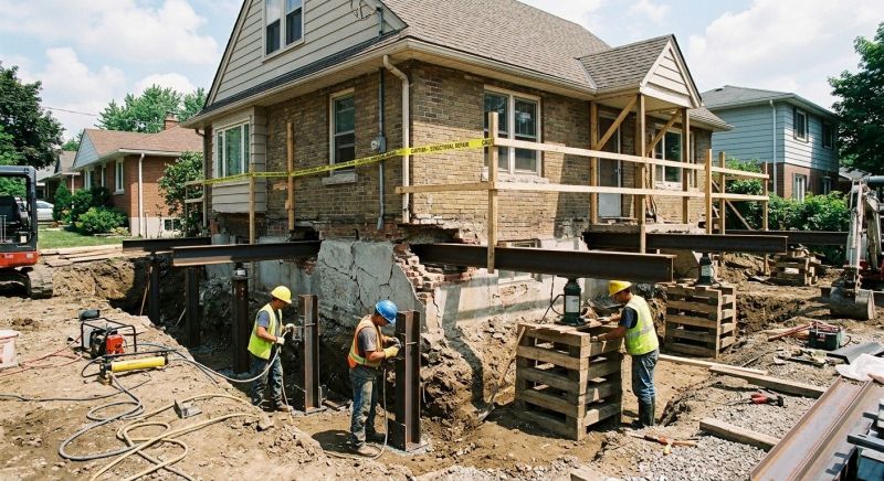 House Foundation Repair in Toano, VA