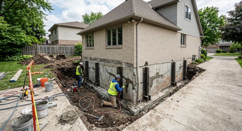 House Foundation Repair in York County, VA