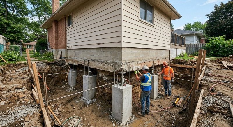 House Underpinning in Newport News, VA