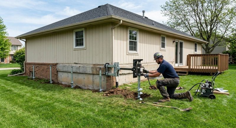 Settling Foundation Service in Cardinal, VA