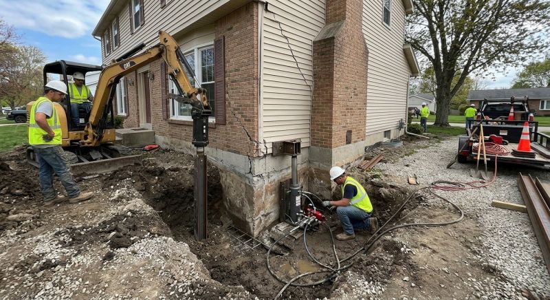 Sinking Foundation Repair in Carrollton, VA