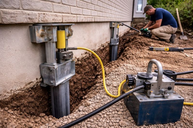 Sinking Foundation Repair in Mathews, VA