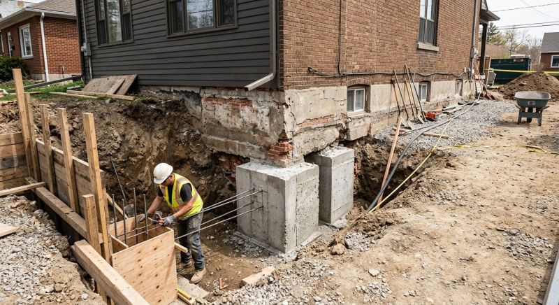 Structural Underpinning in Newport News, VA