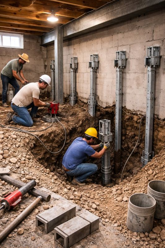 Structural Underpinning in Newport News, VA